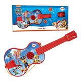 Violão Infantil Com Cordas Patrulha Canina 53cm Elka