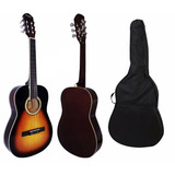 Violão Memphis By Tagima 3 4 Nylon Ac 34 Cor Sunburst Capa