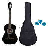 Violão Nylon Acustico Waldman Pp1 Acessórios Cores Cor Preto Orientação Da Mão Destro