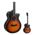 Violão Nylon Elétrico Michael Mini Jumbo Vmy340 Afinador Ele Cor Vermelho