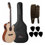 Violão Nylon Elétrico Tagima Tw27 Eq Natural Satin Kit