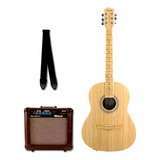 Violão Tagima Naturale Bambu Com Amplificador Correia
