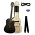 Violão Waldman Dcex-1041 Bk C/ Bag,cabo,palhetas,correia!