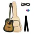 Violão Waldman Dcex-1141 Bkb C/ Bag,cabo,palhetas,correia