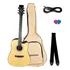 Violão Waldman Dcex-1141 Nt C/ Bag,cabo,palhetas,correia