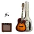Violão Waldman Dcex-2041 Amb C/ Bag, Amplificador E Capo