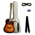 Violão Waldman Dcex-2041 Amb C/ Bag,cabo,palhetas,correia!