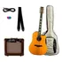 Violão Waldman Dcex-2041 Yl C/ Bag,amp,cb,corr E Palh