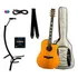 Violão Waldman Dcex-2041 Yl C/ Bag,cb,encord E Sup De Chao