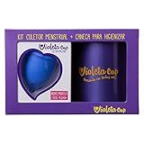 Violeta Cup Kit Coletor Menstrual Caneca Higienizadora Tipo A Cor Azul