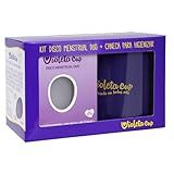 Violeta Cup Kit Disco Menstrual Caneca Higienizadora Cor Transparente