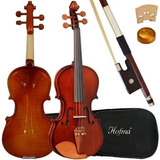 Violino 3 4 Hofma Hve 231 Natural Estojo Arco Breu