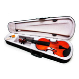 Violino 4 4 Arco C Breu Estojo Luxo Cavalete Madeira Estojo