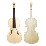 Violino Artesanal Modelo Stainer Misto Branco Inacabado 4 4