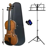 Violino Dominante 3 4 Completo Estojo Arco afinador Estante