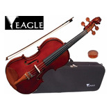 Violino Eagle 4 4 Ve441 Case Breu E Arco