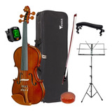 Violino Eagle 4 4 Ve441 Kit Com Acessorios Completo