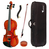 Violino Eagle Vk544 4 4 Envelhecido Com Case Breu E Arco