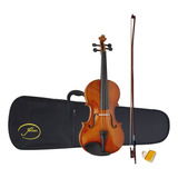 Violino Infantil Al1410 1/4 Alan Com Case Arco Breu Cavalete