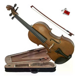 Violino Profissional Dominante 4 4 Estojo Acessórios Cor Natural