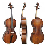 Violoncelo Eagle Ce 300 4 4 Envelhecido Cello Capa Breu