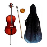 Violoncelo Eagle Ce300 Envelhecido 4 4 Tampo Maciço Cello