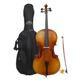 Violoncelo Envelhecido Al 1210 4 4 E Alan Com Capa Arco Breu