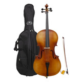 Violoncelo Envelhecido Al 1210 4 4 E Alan Com Capa Arco Breu
