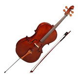 Violoncelo Hofma Hce 100 Cello 4 4 capa arco breu