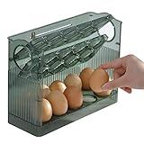 Virar Recipiente Bandeja Geladeira 3 Camadas Anti Aperto Criativo Caixa Organizadora Recipiente Armazenamento S Fácil Usar Sritob