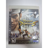 Virtua Fighter 5 Ps3 Mídia Fisica Manual Completo Original