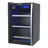 Visa Cooler Expositor Preto Venax 100l Porta De Vidro 110v Cor Preta Fosca