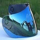 Viseira Azul Iridium Polivisor Compativel Capacete Gdr Black Blade Nasa Sh 821 811 881 Subzero