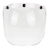 Viseira Bolha Bubble Para Capacete Old School Cristal