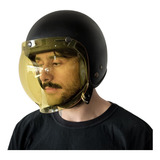 Viseira Bolha Capacete Aberto Moto Bubble Old School Custom