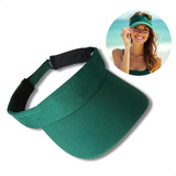Viseira Bone Dryfit Verde Musgo Para Praia Piscina Esportes