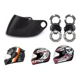 Viseira Botoes Capacete Mixs