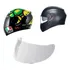 Viseira Capacete Agv K3 / K4 Antirrisco Injetada 2.2mm