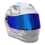 Viseira Capacete Ls2 Ff358 Revo Azul Iridium Polar