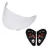 Viseira Capacete Mt Blade/thunder Cristal C/ Reparo Viseira