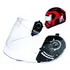 Viseira Capacete Peels Spike Cristal + Par De Reparo Fixador
