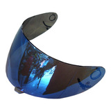 Viseira Capacete Vaz V10 V100 Antigo S Botão Azul Iridium