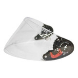 Viseira Cristal Com Reparo Suporte Viseira Capacete Axxis