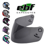 Viseira Cristal Fume Capacete Ebf New