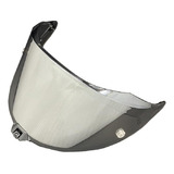 Viseira Cromada Prata Capacete