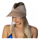 Viseira De Praia Piscina Turbante Feminino Chapéu Moda Verão