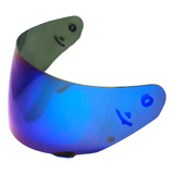 Viseira Espelhada Azul Capacete