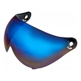 Viseira Espelhada Azul Capacete