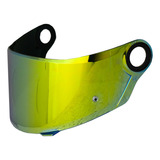 Viseira Espelhada Iridium Dourada Capacete Ls2 Ff358 Ff396
