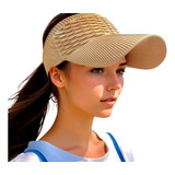 Viseira Feminina Praia Proteção Solar Uv50 turbante Piscina